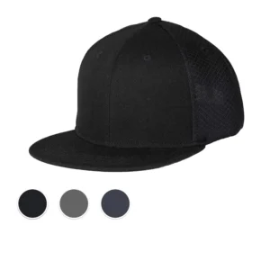 C6622 – Sneaker Mesh 6 Panel Flat Peak Snapback Cap