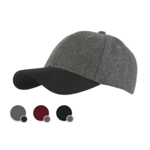 C6723 Premium Melton Wool 6-Panel Cap